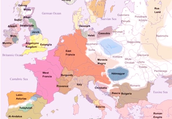 WestFranciaMap933AD WestFranciaMap933AD